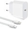 Cargador iPhone Carga Rapida 20W Cargador Rapido USB C Carga Rápida Cargadores Móvil Rápido USB C Enchufe con 2M Light-Ning Cable para iPhone 14 13 12 11 Pro MAX Plus Mini XS MAX XR X SE