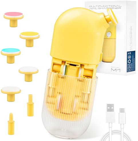Elektrische Nagelfeile Baby, Wolady Nagelpflegeset Elektrische Baby Nageltrimmer Nagelpflege Nagelschere Nail Trimmer Maniküre & Pediküre Set für Baby und Erwachsen