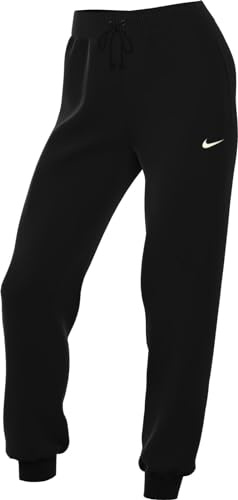 Nike Femme W NSW Phnx FLC Mr STD Pants, Black/Sail, XS EU