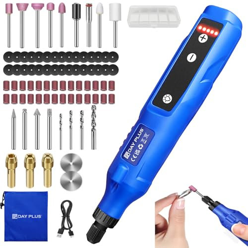 Rotary Tool/Multitool Combitool Multi Purpose Mini Rotary Tool Kit Detail Sander with 80PCS Accessory Set & LED Lights – 5 Variable Speed 3000-18000RPM, for Small Crafts & Projects