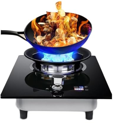 Féchoir À Gaz De 41 Cm, 5,2 KW Trump De Cuisson À Gaz 1 Braveur, Cuisinière De Comptoir De Cuisine, Minuterie Indépendante Des Deux Côtés, Avec Protection Flameout(LPG)