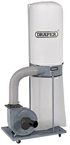 Draper 80946 1500W 153L Dust Extractor, White