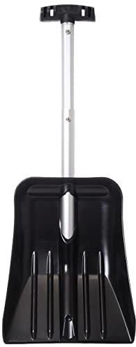 Telescopic Car Shovel – Lightweight, Foldable & Compact Aluminium Snow Shovel with Wide Head and Extendable Handle – Multipurpose Home Garden & Car Accessory Tool Scoop for Snow, Sand, Gravel, Soil