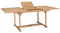 vidaXL Teak Massiv Gartentisch Ausziehbar Balkontisch Gartenmöbel Holztisch