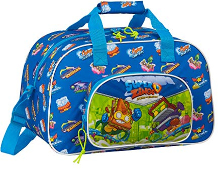 Safta Superzings, Bolsa De Deporte Unisex Niños, Azul (Blue), 400x230x240 Mm