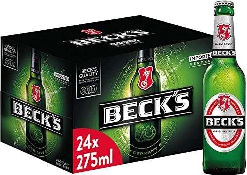 Beck's Pils, Birra Bottiglia - Pacco da 24x27,5cl