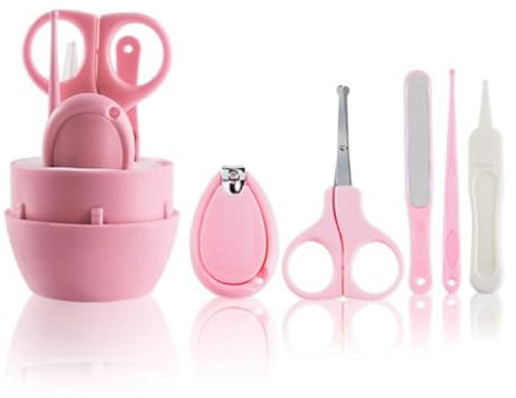 AKOAK 5-teiliges Set: Das Baby-Nagelpflege-Set enthält Nagelfeilen und Nagelknipser, speziell für Baby-Nagelknipser