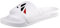 Knixmax Chanclas Mujer Zapatillas de Piscina Ligero Antideslizantes Sandalias para Playa, Baño, Ducha, Interior y Exterior Blanco 38/39 EU