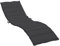 vidaXL Coussin de Chaise Longue, Coussin de Bain de Soleil, Coussins de Transat, Coussin pour Chaise de Jardin Patio Extérieur Arrière-Cour, Noir 200x50x3 cm Tissu Oxford