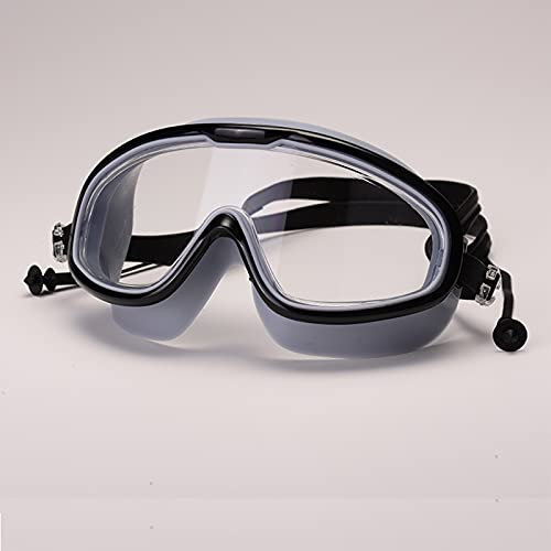 LANTING Schwimmbrille,Taucherbrille,Schwimmbrillen Linse Verstellbar Gurt mit UV-Schutz und Anti Nebel,Ohrstöpsel mitgeliefert,für Erwachsene und Kinder Schnorcheln Schwimmen und Tauchen.