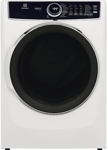 Electrolux ELFE7637AW 27 in. W 8 cu. ft. Front Load Electric Dryer with Perfect Steam and LuxCare Dry System in White
