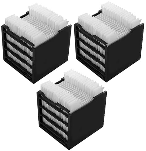 30 Blatt Filterpapier, Ersatzfilter für Artic Air Personal Space Cooler, Mini Luftkühler Filter Ersatzfilter, 30 Blatt Filterpapier, Ersatzfilter Für Cooler Filter Personal Space Air Cooler (3PCS)
