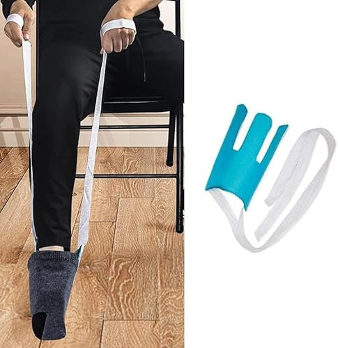 NXCYZY - Aiuto per calzini pigri, strumento per mettere i calzini, uno strumento per indossare calzini senza piegarsi, aiutante per calzini, facile da mettere e togliere, per adulti e anziani,