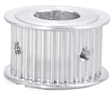 Polea de distribución 3M 24T, polea de engranaje de diámetro interior de 5/6/8/10/12mm, paso de 3mm, correa de 11/16mm de ancho, poleas de correa dentada síncrona de aleación de aluminio(10mm,2pcs For