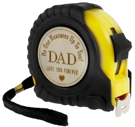 Stainless Steel Personalized Tape Measure 25ft Professional Tape Measure for Dad's Birthday Valentine's Day Creative Fathers Day Measuring Tape Gift