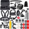 Navitech 50-in-1 Action Camera Accessories Combo Kit with EVA Case - Compatible With AKASO EK7000 4K30FPS 20MP WiFi Action Camera