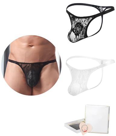 ohyeahlady Perizoma Filo Uomo Sexy Hot Micro Perizoma Taglie Forti | Slip Tanga Hot,Vita Bassa,G-String Bikini,Mini Slip Brasiliana,Mutande,Costume Da Bagno,Thong,Lingerie Hot,Underwear,Intimo