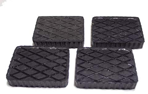 FILAVERSE - 4pz Tamponi per Ponte Sollevatore Kit Tamponi 160X120X30 universali in Gomma Piena per Ponti corghi ravaglioli omcn | Fianchi ondulati con Tecnologia Best-Grip