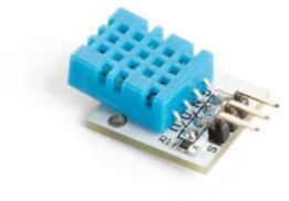 Whadda Sensore digitale di temperatura e umidità, 5 VCC, intervallo di temperatura da 0°C a 50°C, livello di umidità 20-90%, compatibile con Arduino, bianco
