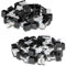 TRENDnet TC-K50C6BK Cat6 RJ45 Keystone Jack 50er Pack Bundle, Kompatibel mit Cat5, Cat5e, Cat6 Verkabelung, Verwendung mit den TC-KP24 oder TC-KP48 Blank Keystone Patch Panels (separat erhältlich)