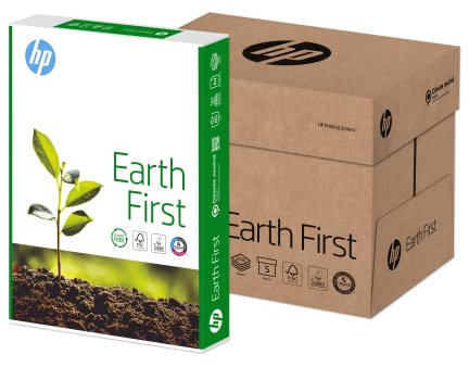 HP Earth First Universalkopierpapier, 80g/m², Din A4 - Karton zu 5 Pakete á 500 Blatt