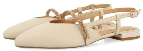 GIOSEPPO GODRANO, Balletto Flat Donna, off-White, 38 EU, Biancaneve, 38 EU
