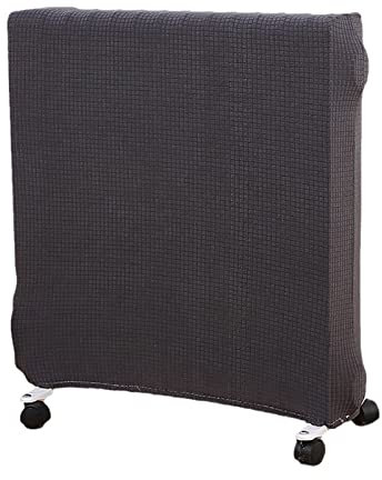 ALediN Oil-Filled Radiator Heater Dust Cover Polar Fleece Radiator Dust Cover For Home Moisture And Dust-Proof Portable Heater Covers (Color : Dark Grey, Size : Large)