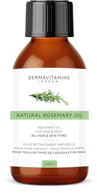 Dermavitamins Rosemary Oil for Hair & Skin - 150ml - Treat Dry Damaged Hair to Aid Hair Growth
