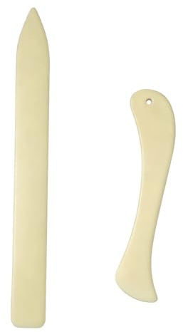 Bone Folder Scoring, 4 Pairs Sewing Seam Bone Folder Plastic Bones Folders Quilting Supplies Paper Sewing Tools for Paper Crafting Marking Creases Marks on Fabric
