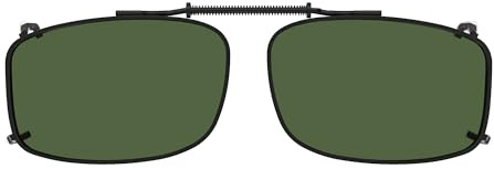 Eyekepper metallo Cerchiato polarizzata lenti clip su occhiali da sole 54 * 34MM G15 Lens