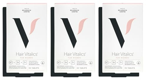 Hair Growth Supplement from The Belgravia Centre (3 month) - The UK's Leading Hair Loss Clinic | Containing Soy Isoflavones, Grape Seed Extract, Biotin, Zinc, Selenium, and more