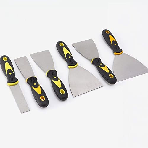 Yesmin Wallpaper Scraper,1 Pcs Stainless Steel Paint Scraper Filling Putty Knife Set Putty Drywall Joint Knife Plastering Tools for Walls, Filling, Decorating, DIY(3”Wide)