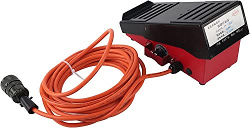 LMEIL Miller TIG Saldatore, TIG Mig Pedale di Comando, Controller a Pedale per Saldatura a induzione Magnetica, Cavo 2M Pedale di Comando a Pedale per saldatrice HITACHI