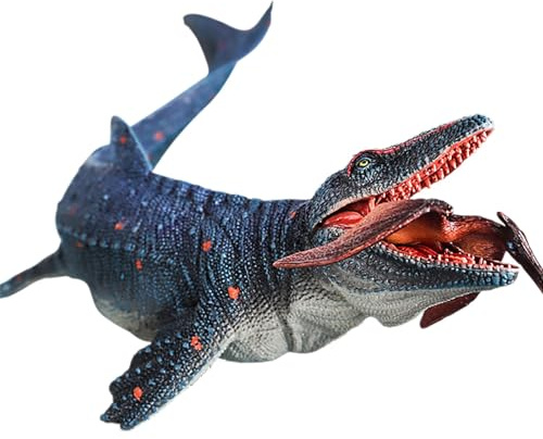 TOGHPUW Figuras de Mosasaurus de dinosaurio, juguetes de dinosaurio, figuras de Giganotosaurus de dinosaurio, juguetes de animales marinos (1) (Mosasaurus1)