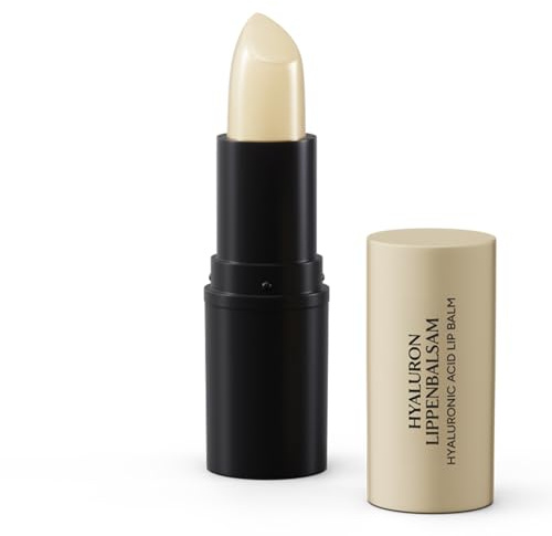 JUNGLÜCK Hyaluron Lippenbalsam Transparent - Vegan | Getönter Lippenpflegestift mit dezentem Vanilleduft für geschmeidig weiche Lippen | Lippenpflege mit BIO Aloe Vera für langanhaltende Pflege