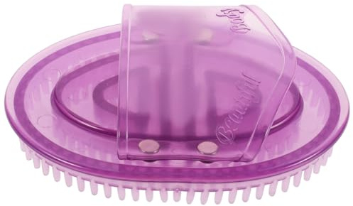 Mikinona Acupoint Massage Brush Handheld Silicone Body Massager for Neck Back Arms Legs Deep Tissue Therapy Compact 5.91 Inch Home Salon Tool