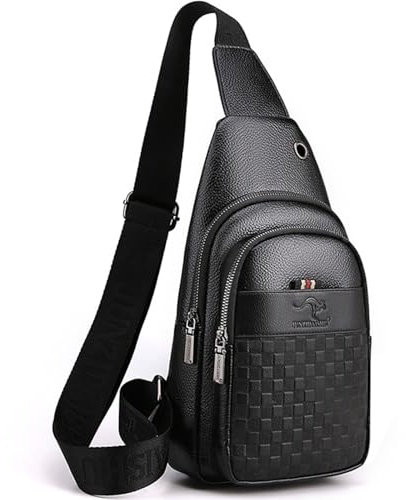 Wenbones Brusttasche Schultertasche Umhängetasche Herren Klein Männerhandtasche Sling Bag Damen Tasche Messenger Crossbody Bag Crossbag für Outdoor-Sportarten Reise Radfahren Wandern