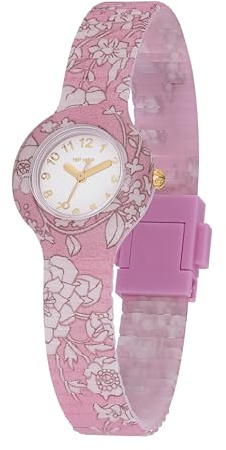 HIP HOP, Collezione Winter Blossom, Orologio Donna a Tema Fiori Invernali con Tessuti Liberty e Cinturino In Silicone, Resistente all'Acqua