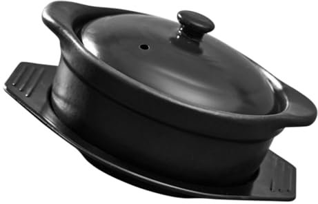 MAGICLULU Ceramic Casserole Pot for Home Cooking for Stew and Soup Kitchen Cookware Lid