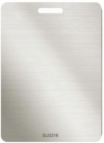 Planche a Decouper Inox, Planche a Decouper en Titane, Planche Titane Cuisine, Planche en Titane, Planche en Inox (33.5 * 23 cm)