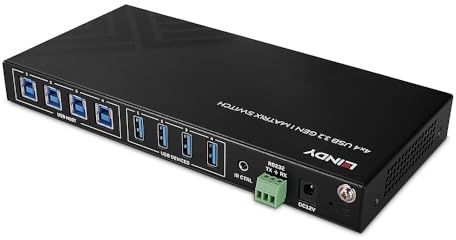Lindy 43406 4x4 USB 3.2 Gen 1 Matrix Switch