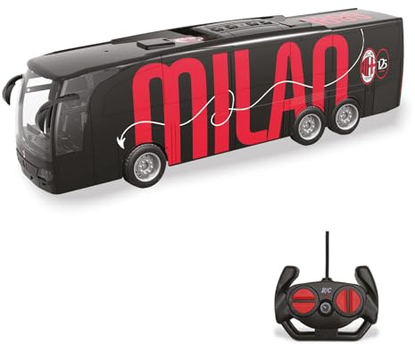 MONDO Motors Bus Radiocomandato Milan, modello lunghezza 33 cms, batterie ricaricabili incluse, bus giocattolo per bambini 63855