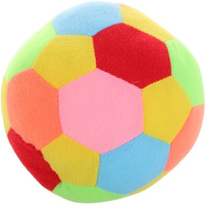 Milisten Pelota Sensorial De Tela Suave para Bebés y Niños Pequeños, Diámetro 13 Cm, Bola De Peluche Colorida Sonajero, Desarrollo Motriz y Cognitivo, Juguete Multisensorial para Juego y Aprendizaje