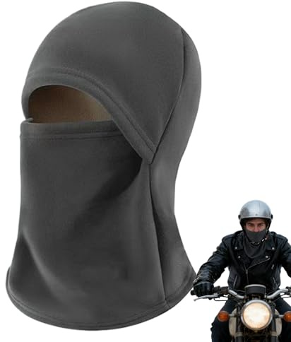 Halsvärmare, mjukt lätt vindtätt skydd, damask ansiktsskydd – för män arbetscykel skidsport utomhusridning klättring pendling vandring, Grå, Refer to description