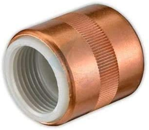 DOJA Barcelona | Manguito Electrolítico Termo Pack 2 | Hembra-Hembra 3/4 | Antielectrólisis Roscado para Latiguillo | Válvula Electrólisis Agua Fontanería | Evitar Corrosión