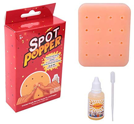 Pickel-Popping-Spielzeug, Lustiges Silikon-Pickel-Popping-Entspannungsspielzeug, Stressabbau-Pickel-Popping-Spielzeug für Erwachsene, Kinder, Praktisches Witzspielzeug, Popper-Entferner