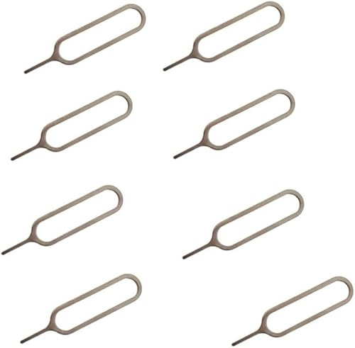10 perni universali per la rimozione di schede SIM, per tutti i modelli, robusti e pratici, strumenti e accessori SIM, manutenzione, cura e riparazione