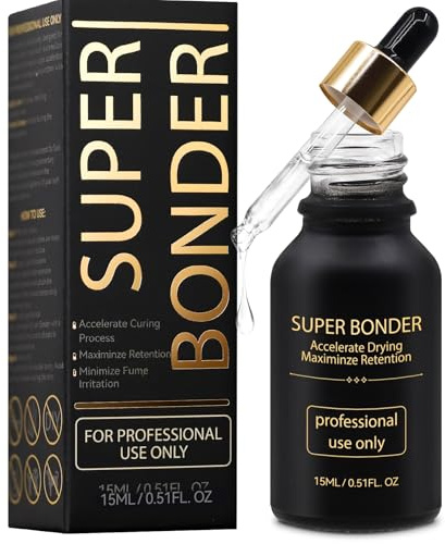 Miuffue Waterproof Lash Bonder for Eyelash Extensions, Professional Lash Sealant Glue Accelerator, Reduces Glue Fumes and Enhances Retention, Adhesive Companion with Precision Dropper, 0.5fl. oz/15ml