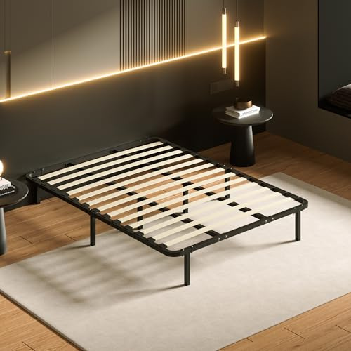 Stanew Rete 140 x 190 | reti a doghe con 8 piedi per adulti, altezza 29 cm, letto 140 x 190 cm, con rete | 13 doghe lunghe, scienza del sonno e design moderno, adatto a tutti i materassi