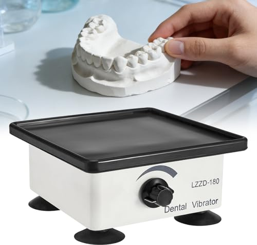 Oscillateur Plaque Vibrante Dentaire 150 W, 7 Vibrateur Plâtre électrique | Vibrante Oscillateur secoueur dentaire Vitesse Réglable pour Mélanger Modèles Plâtre Moulage Résine Laboratoire Dentaire